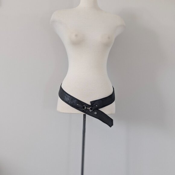 One-of-a-kind Custom Upcycled Leather Belt - Picture 7 of 7